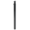 Dekorativ puller | st�lr�r � 102 mm | fastmonteret, til indst�bning i beton med jordanker, total l�ngde ca. 1300 mm | med 1 �je